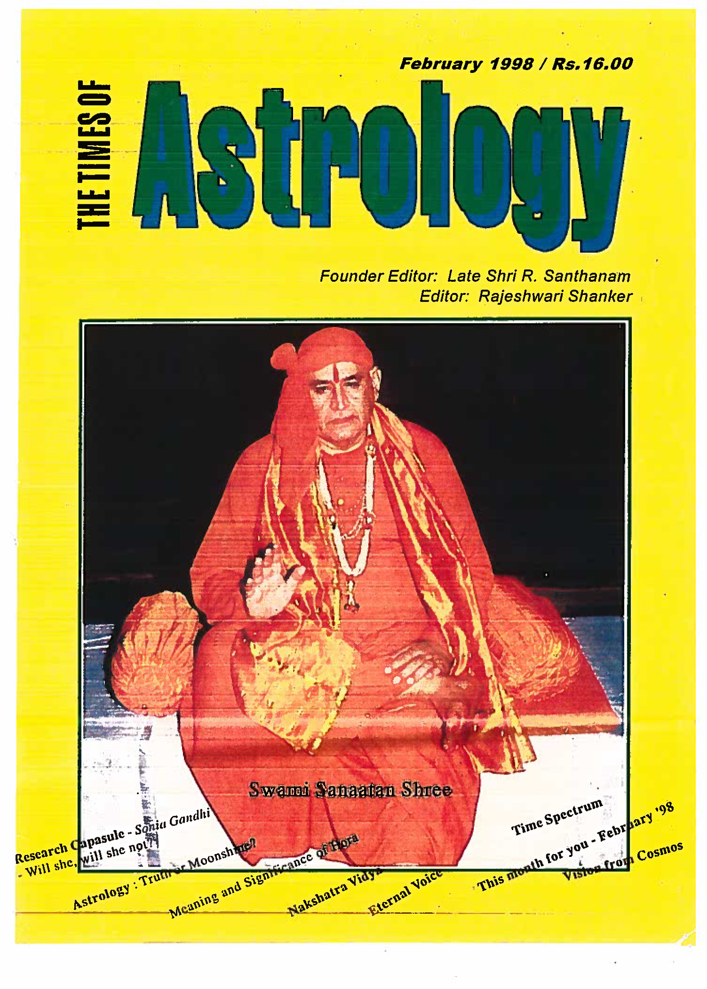 The Times Of Astrology February 1998