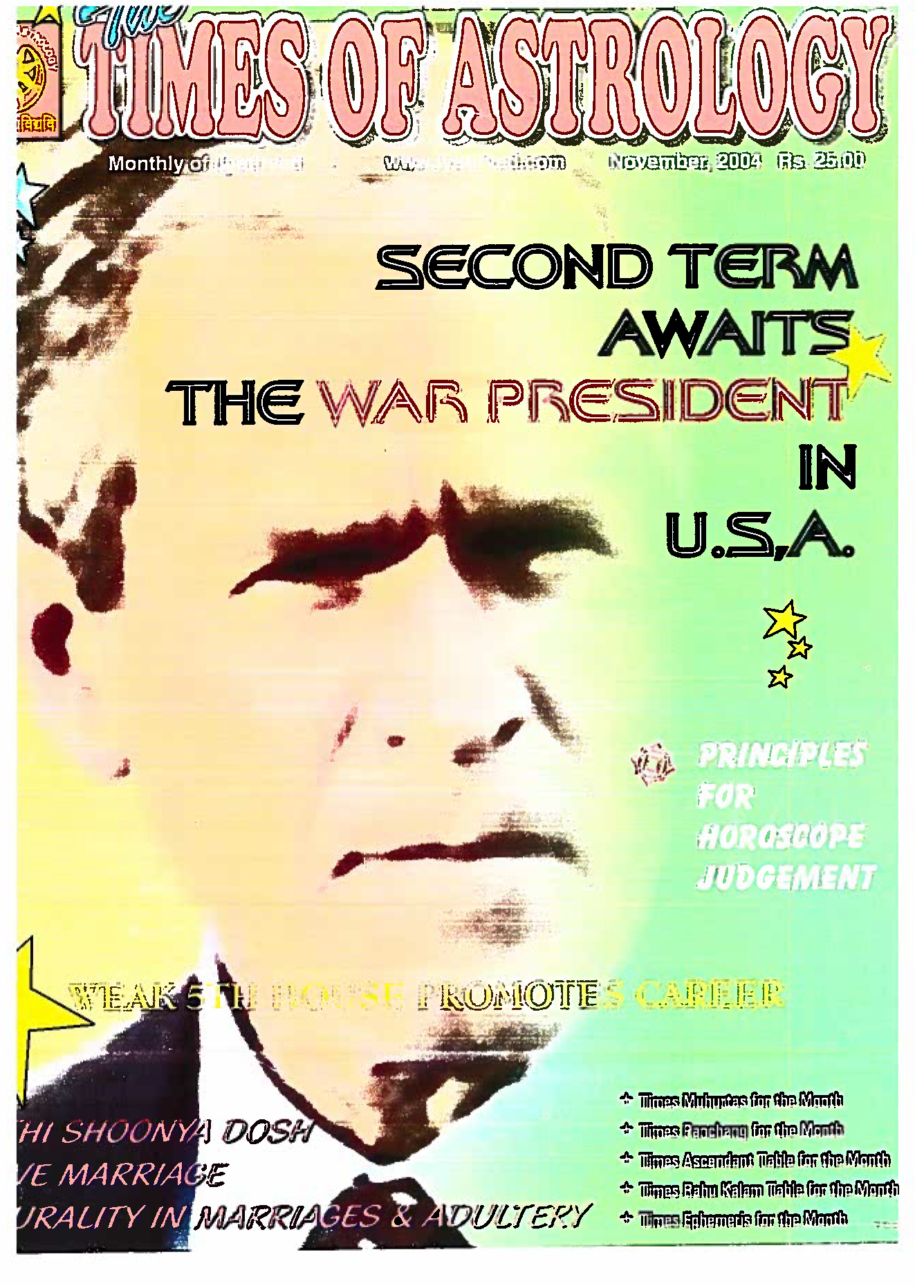 The Times Of Astrology November 2004