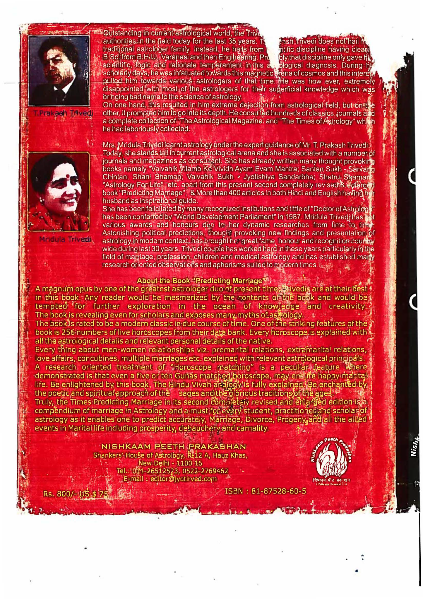 Predicting Marriage - A Compendium Of Hindu Marriage