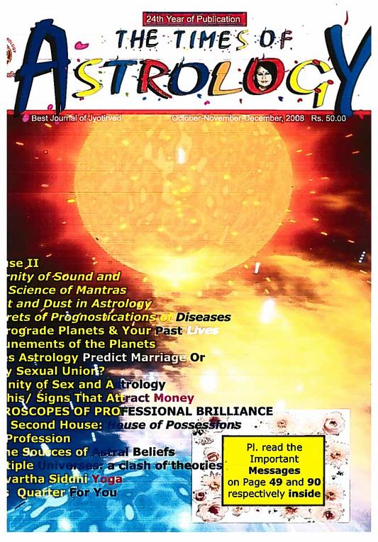 The Times Of Astrology Oct-Nov-Dec 2008