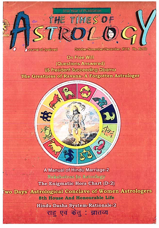 The Times Of Astrology Oct-Nov-Dec 2016