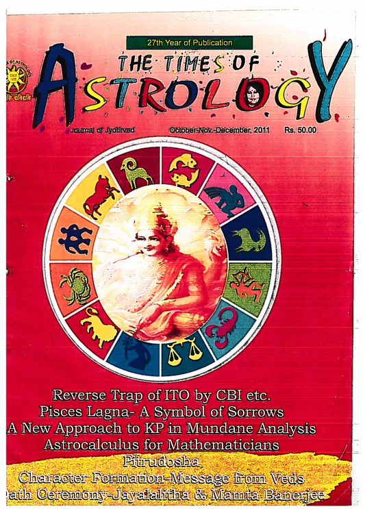 The Times Of Astrology 27th Year Edition Oct-Nov-Dec 2011